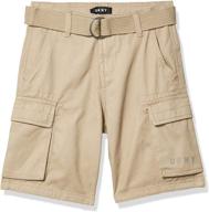 🩳 dkny cargo canvas mouse boys' shorts: stylish and versatile clothing for boys logo