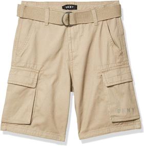 img 3 attached to 🩳 DKNY Cargo Canvas Mouse Boys' Shorts: Stylish and Versatile Clothing for Boys