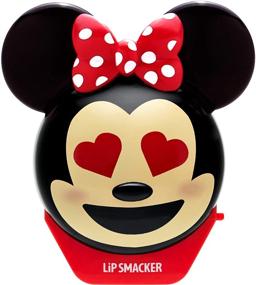 img 1 attached to 👄 Lip Smacker Disney Emoji Lip Balm Minnie Strawberry Le-Bow-Nade | Get Kiss-Ready Lips with this Adorable 0.26 Ounce Lip Balm