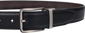 img 3 attached to Versatile NPET Dress Casual Reversible Leather Men's Belt Accessories: Stylish and Practical