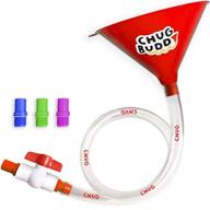 🍻 chug buddy: ultimate beer bong funnel with hose - perfect for bachelor and college parties, 4 mouth pieces, long 3ft tube, beer stick drinking games logo