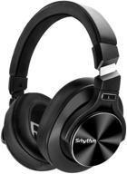 🎧 беспроводные наушники со шумоподавлением bluetooth v5.0 - 40 часов работы, наушники с микрофонами и быстрой зарядкой - srhythm nc75 pro для телевизора, пк, мобильного телефона логотип