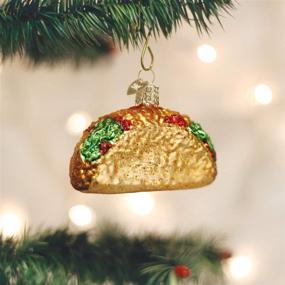 img 3 attached to Christmas Tree Ornaments: Old World Glass Blown Tacos