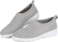 👟 jenn ardor women's lightweight breathable orthopedic slip on walking shoes: the perfect casual walking companion logo