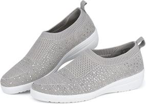 img 4 attached to 👟 JENN ARDOR Women's Lightweight Breathable Orthopedic Slip On Walking Shoes: the Perfect Casual Walking Companion