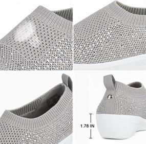 img 2 attached to 👟 JENN ARDOR Women's Lightweight Breathable Orthopedic Slip On Walking Shoes: the Perfect Casual Walking Companion