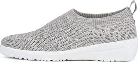 img 3 attached to 👟 JENN ARDOR Women's Lightweight Breathable Orthopedic Slip On Walking Shoes: the Perfect Casual Walking Companion