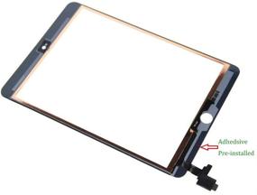 img 3 attached to 📱 T Phael White Replacement 7.9" Touch Screen Digitizer Glass for iPad Mini 3 A1599 A1600 IC Connector (AT&T/T-Mobile/Sprint/Verizon) - Home Button Not Included - GSM CDMA Repair Kit