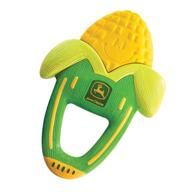 john deere massaging corn teether by the first years: innovative soothing aid for babies, 1 count logo