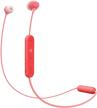 🎧 sony wi-c300 wireless in-ear headphones, red: exceptional sound and freedom logo