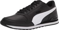 puma runner sneaker white black men's shoes for fashion sneakers logo