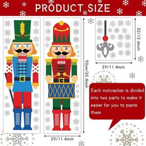 img 3 attached to Christmas Nutcrackers Snowflakes Decorations Nutcracker