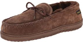 img 4 attached to Men's Chestnut Loafer Slip-On Shoes - Old Friend Loafer Slipper