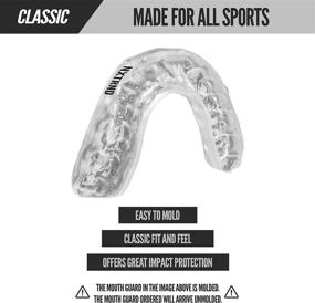 img 2 attached to 2 Pack of Nxtrnd Classic Mouth Guard Sports - Professional, Thin Boxing Mouthguard for Adults, Youth & Kids - Ideal Mouthguards for Sports