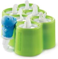 zoku dino pop molds: 6 easy-release silicone popsicle molds in one tray - fun prehistoric designs, bpa-free! logo