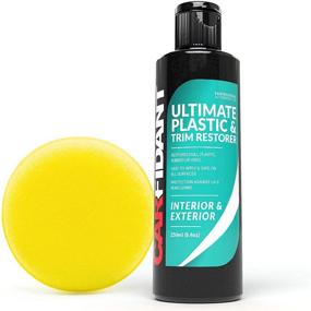 img 4 attached to 🚗 Carfidant Trim & Plastic Restorer: Bring Back the Shine! Restores Faded Plastic, Rubber, Vinyl to Black with UV Protection & Easy Application