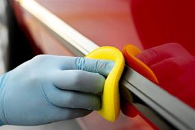 img 2 attached to 🚗 Carfidant Trim & Plastic Restorer: Bring Back the Shine! Restores Faded Plastic, Rubber, Vinyl to Black with UV Protection & Easy Application