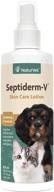 naturvet green tree septiderm-v skin care lotion: a supplement for dermatitis, allergies in dogs & cats logo