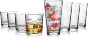 img 1 attached to 🎁 Premium Glassware Set - A Must-Have for Gifting