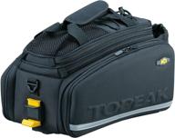 🚲 topeak mtx trunk bag dxp - enhanced bicycle trunk bag with sturdy molded panels logo