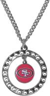 💎 siskiyou nfl rhinestone necklace: showcase your team spirit with glamour logo