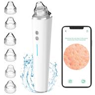 📷 беспроводная камера для очистки пор blackhead pore vacuum cleanser - bqqcsty wifi визуальный экстрактор прыщей comedone whitehead - 3 уровня всасывания и 6 сменных насадок с микроскопической камерой 20x логотип