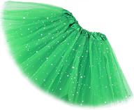rysly sparkle tutus for girls - princess ballet dance layered tulle skirts, ages 2-8 logo