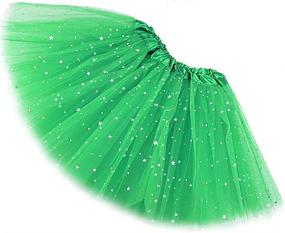 img 4 attached to Rysly Sparkle Tutus for Girls - Princess Ballet Dance Layered Tulle Skirts, Ages 2-8