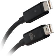 iogear thunderbolt cable black gtc01 bk logo