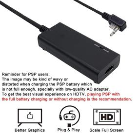img 2 attached to 🔌 HDMI Cable for PSP 2000, PSP 3000 Handheld Console: High-Quality Digital Connectivity Solution