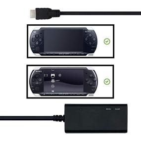 img 1 attached to 🔌 HDMI Cable for PSP 2000, PSP 3000 Handheld Console: High-Quality Digital Connectivity Solution