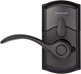 img 2 attached to Enhance Home Security with Kwikset 99550-004 Smart Code 955 Electronic Lever, Iron Black