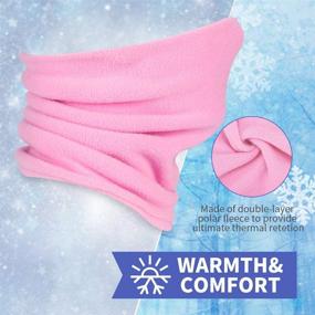 img 3 attached to 🧣 Vorshape Warm Fleece Gaiters: Weather Accessories for Boys