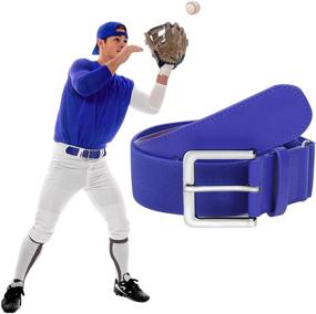 img 4 attached to LEACOOLKEY Adjustable Elastic Comfortable Baseball Men's Accessories