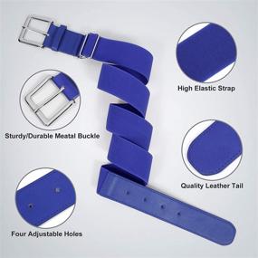 img 2 attached to LEACOOLKEY Adjustable Elastic Comfortable Baseball Men's Accessories