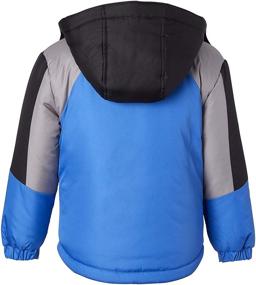 img 1 attached to Fleece Snowboard Hooded Colorblock Winter Boys' Clothing in Jackets & Coats