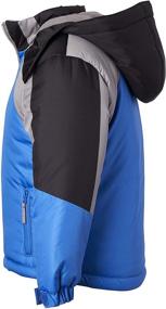 img 2 attached to Fleece Snowboard Hooded Colorblock Winter Boys' Clothing in Jackets & Coats