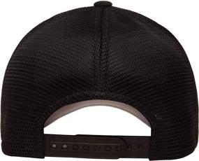img 2 attached to Flexfit Melange Trucker Heather Black Sports & Fitness for Team Sports