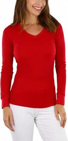 img 4 attached to 🔥 Stay Warm in Style with the ToBeInStyle Women's Long Sleeve V-Neck Detail Thermal Henley Top