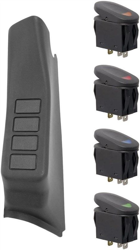 rugged ridge 17235 96 pillar 4 switch 로고