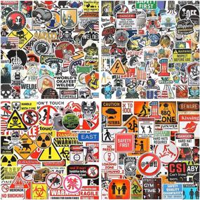 img 4 attached to Stickers Welding Construction Oilfield Electrician Occupational Health & Safety Products