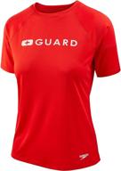 🏊 enhance your swimwear collection with speedo women's guard sleeve rashguard logo