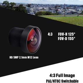 img 2 attached to FOXEER Razer Mini FPV Camera 1200TVL 2.1mm Lens 4:3 FOV 125 Degree PAL NTSC Switchable - Black, Ideal for Racing Drones