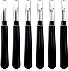 img 4 attached to 🧵 Premium 6-Piece Seam Ripper Set: Ergonomic Grip for Easy Sewing, Crafting, and Hem/Seam Removal