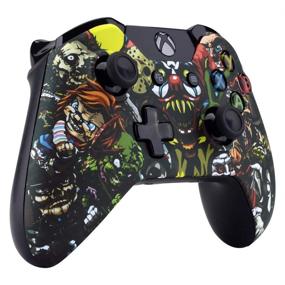 img 1 attached to 🎮 Enhance Your Xbox One Controller with eXtremeRate Scare Party Soft Touch Faceplate Mod Kits