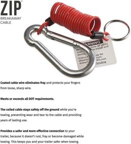 img 2 attached to 🔒 Fastway ZIP 6 Foot Breakaway Cable and Pin 80-01-2206: Secure Towing Solution for Ultimate Safety
