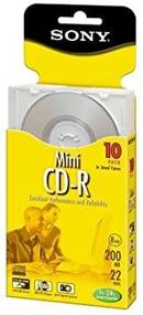 img 1 attached to Sony CDR Mini Disc 22-Min 200MB-W (10 pack) (Discontinued by Manufacturer): High-Quality Audio Recording Media for Compact Storage