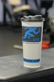 img 1 attached to 🥤 Go-Shake Disposable Shaker Cup (15) - Convenient and Eco-Friendly Shaker for On-the-Go Nutrition