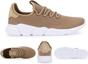 img 1 attached to 👟 PIE Athletic Lightweight Sneakers for Men: Breathable Sports Shoes