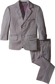 img 2 attached to Stylish Isaac Mizrahi Little Piece Blend Boys' Suits & Sport Coats - Premium Quality + Trendy Designs